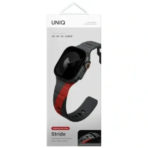 Kup Pasek UNIQ Stride De Rubber do Apple Watch 6/7/8/9/10/SE/Ultra 1/2 44/45/46/49mm charcoal - UNIQ1541 - {ean13} - Sklep Home Screen