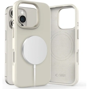 Kup [CR] Etui Tech-Protect Silicone Pure MagSafe Apple iPhone 16 Pro Cosmic Latte - OT-884 - {ean13} - Sklep Home Screen