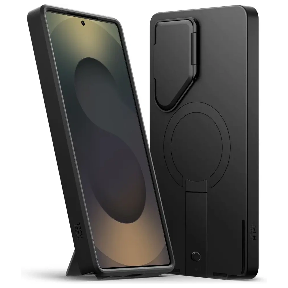 Etui Tech-Protect Kevlar Aura MagSafe Samsung Galaxy S25 Ultra Black/orange