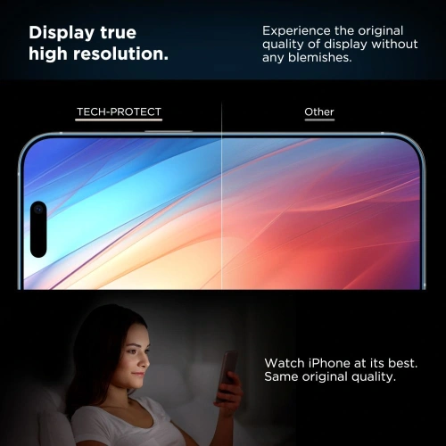 Kup Tech-Protect Quick Set+ Apple iPhone 16 Pro Negru [2 PACHET] - THP4131 - {ean13} - Sklep Home Screen