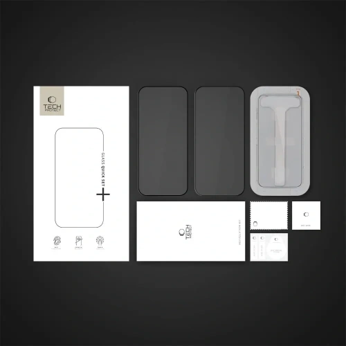 Kup Tech-Protect Quick Set+ Apple iPhone 16 Pro Schwarz [2 PACK] - THP4131 - {ean13} - Sklep Home Screen