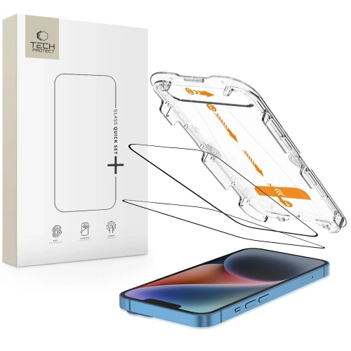 Kup Tech-Protect Quick Set+ Apple iPhone 13 / 13 Pro / 14 / 16e Černá [2 BALENÍ] - THP4134 - {ean13} - Sklep Home Screen