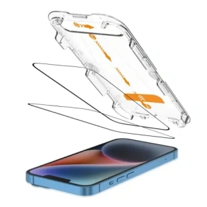 Kup Szkło hartowane Tech-Protect Quick Set+ Apple iPhone 13 / 13 Pro / 14 / 16e Black [2 PACK] - THP4134 - {ean13} - Sklep Home Screen