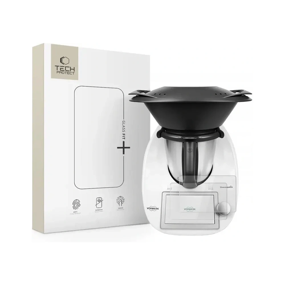 Szkło hartowane Tech-Protect Glass Fit+ Thermomix Tm6 Clear [2 PACK]