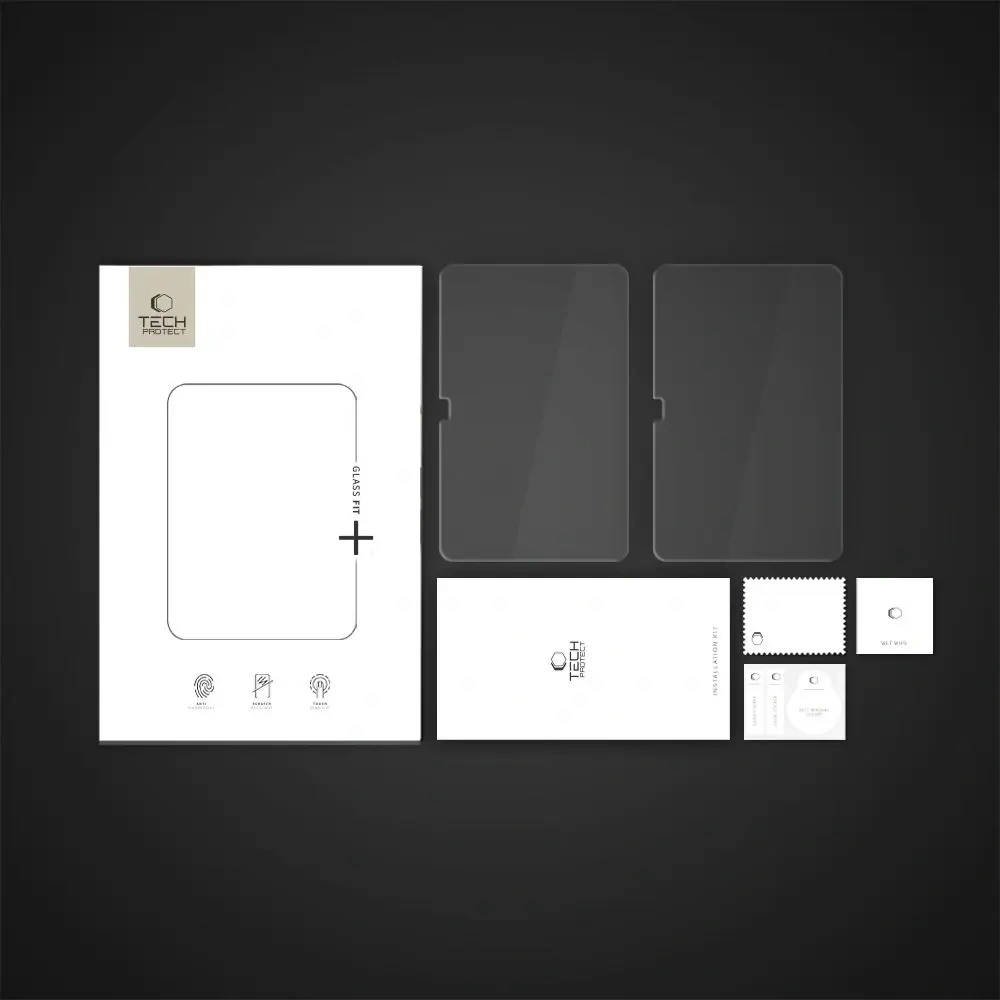 Szkło hartowane Tech-Protect Glass Fit+ Samsung Galaxy Tab S10 FE+ Plus 13.1 X620 / X626b Clear [2 PACK]