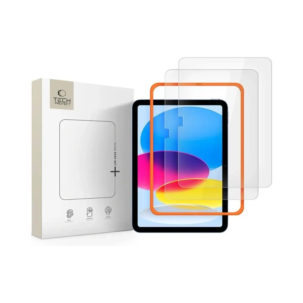Szkło hartowane Tech-Protect Easy Set+ Apple iPad 10.9" 2022 / 11" 2025 Clear [2 PACK]