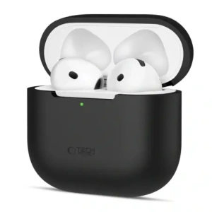Kup Etui Tech-Protect Silicone Apple AirPods 4 Black - THP4140 - {ean13} - Sklep Home Screen