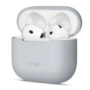 Kup Etui Tech-Protect Silicone Apple AirPods 4 Crayon Grey - THP4142 - {ean13} - Sklep Home Screen