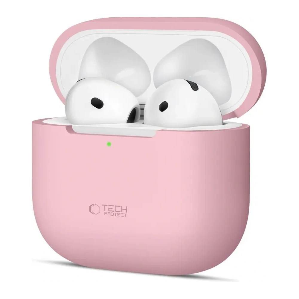 Etui Tech-Protect Silicone Apple AirPods 4 Dusty Pink