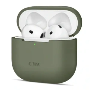 Kup Etui Tech-Protect Silicone Apple AirPods 4 Olive Green - THP4144 - {ean13} - Sklep Home Screen