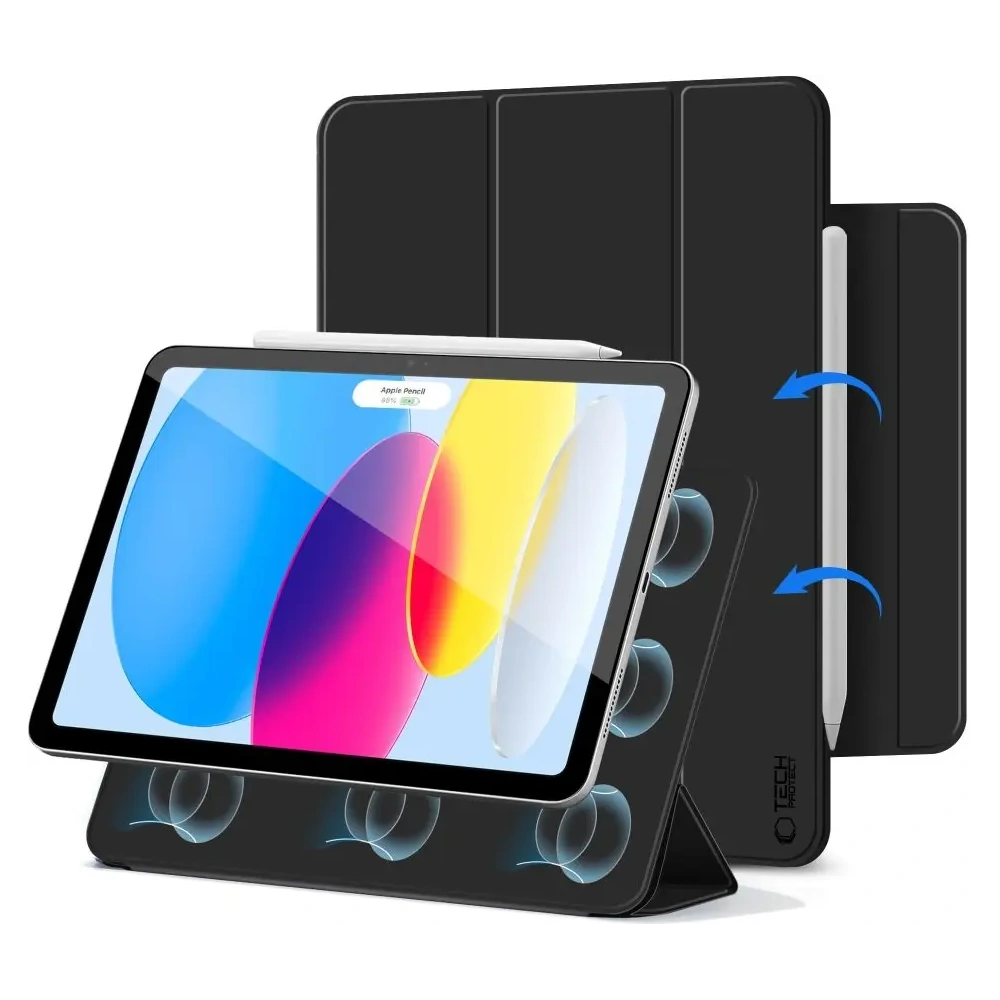 Etui Tech-Protect Smartcase Magnetic Apple iPad 10.9" 2022 / 11" 2025 Black