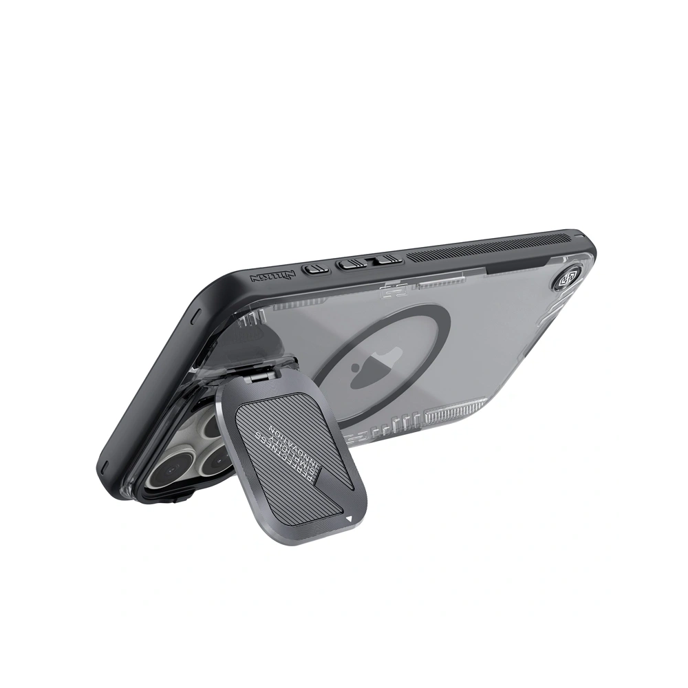 Etui Nillkin Iceblade Prop Magnetic Case Apple iPhone 16 Pro Max black / czarny