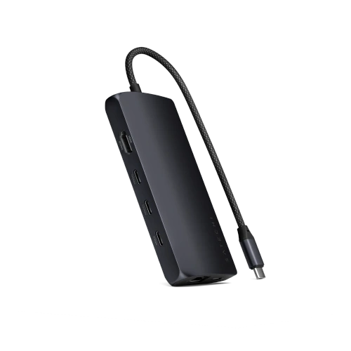 Kup Satechi USB-C Multiport Adaptér 8K USB-C / USB-A 3.2 Gen 1 5Gbps, 3xUSB-A 3.2 Gen 2 10Gbps, USB-C, HDMI, SD UHS-II, Ethernet (půlnoční) - STH186 - {ean13} - Sklep Home Screen
