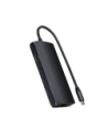 Satechi USB-C Multiport Adapter 8K USB-C / USB-A 3.2 Gen 1 5Gbps, 3xUSB-A 3.2 Gen 2 10Gbps, USB-C, HDMI, SD UHS-II, Ethernet (éjféli)