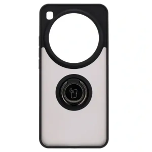 Kup Etui z uchwytem na palec Bizon Case Hybrid Ring do Xiaomi 15 Ultra przydymione z czarną ramką - BIZ9057 - {ean13} - Sklep Home Screen