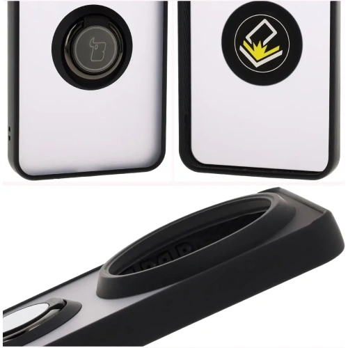 Buy Bizon Case Hybrid Ring Xiaomi 15 Ultra smoky with a black frame - BIZ9057 - {ean13} - Home Screen Store Europe