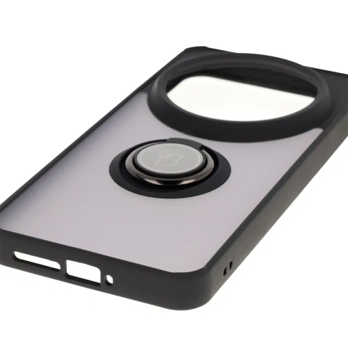 Buy Bizon Case Hybrid Ring Xiaomi 15 Ultra smoky with a black frame - BIZ9057 - {ean13} - Home Screen Store Europe