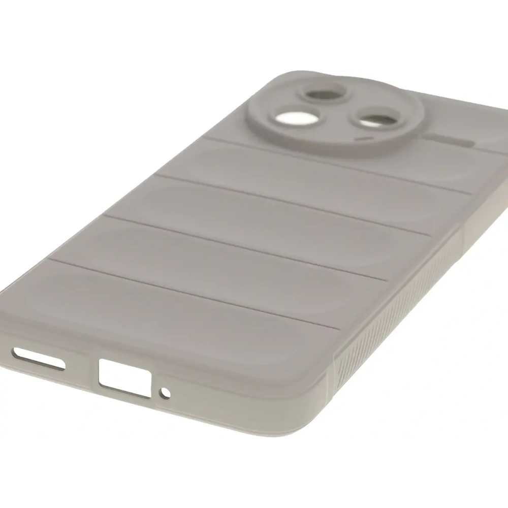 Pancerne etui Bizon Case Tur do Xiaomi Poco F7 Pro jasnoszare