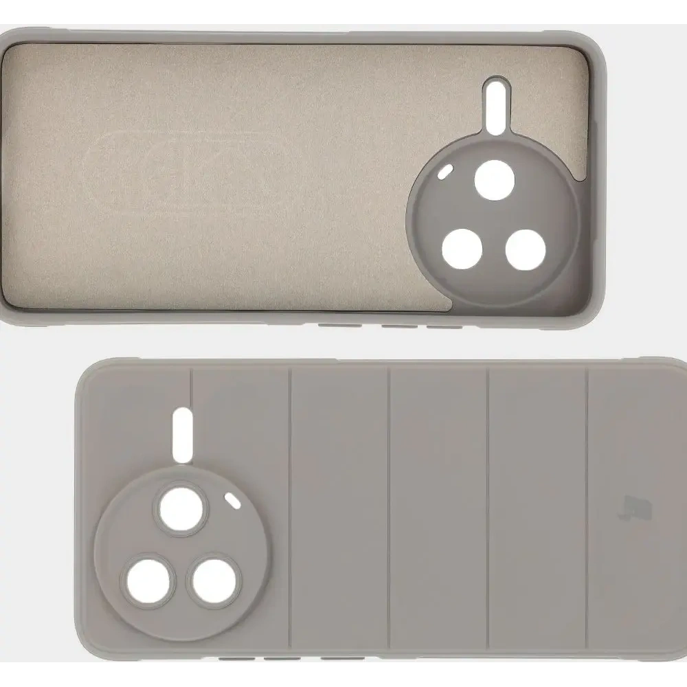 Pancerne etui Bizon Case Tur do Xiaomi Poco F7 Pro jasnoszare