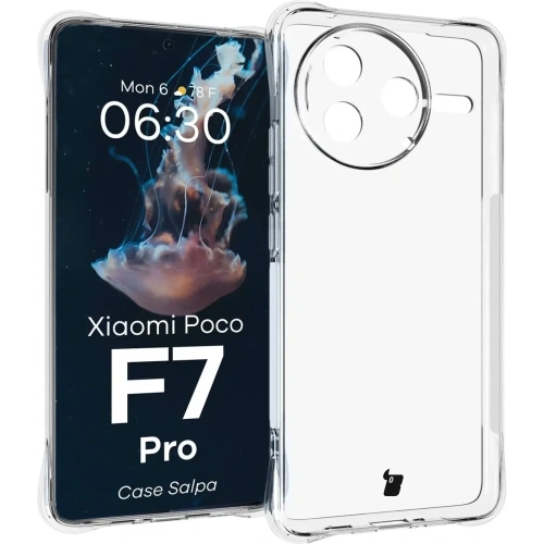 Kup Elastyczne etui Bizon Case Salpa do Xiaomi Poco F7 Pro przezroczyste - BIZ9062 - {ean13} - Sklep Home Screen