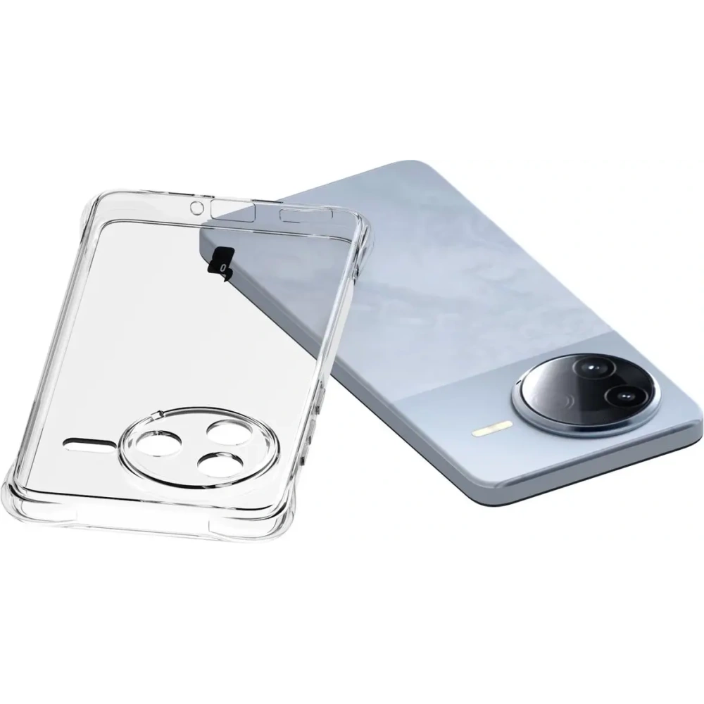 Elastyczne etui Bizon Case Salpa do Xiaomi Poco F7 Pro przezroczyste