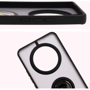 Kup Bizon Case Hybrid Ring Realme 14 Pro 5G fumuriu cu un cadru negru - BIZ9063 - {ean13} - Sklep Home Screen