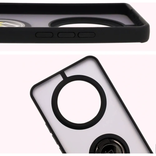 Buy Bizon Case Hybrid Ring Realme 14 Pro 5G smoky with a black frame - BIZ9063 - {ean13} - Home Screen Store Europe
