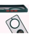 Kup Etui z uchwytem na palec Bizon Case Hybrid Ring do Realme 14 Pro Plus 5G przydymione z ciemnozieloną ramką - BIZ9064 - {ean13} - Sklep Home Screen