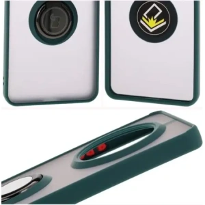 Kup Bizon Case Hybrid Ring Realme 14 Pro Plus 5G füstös sötétzöld kerettel - BIZ9064 - {ean13} - Sklep Home Screen