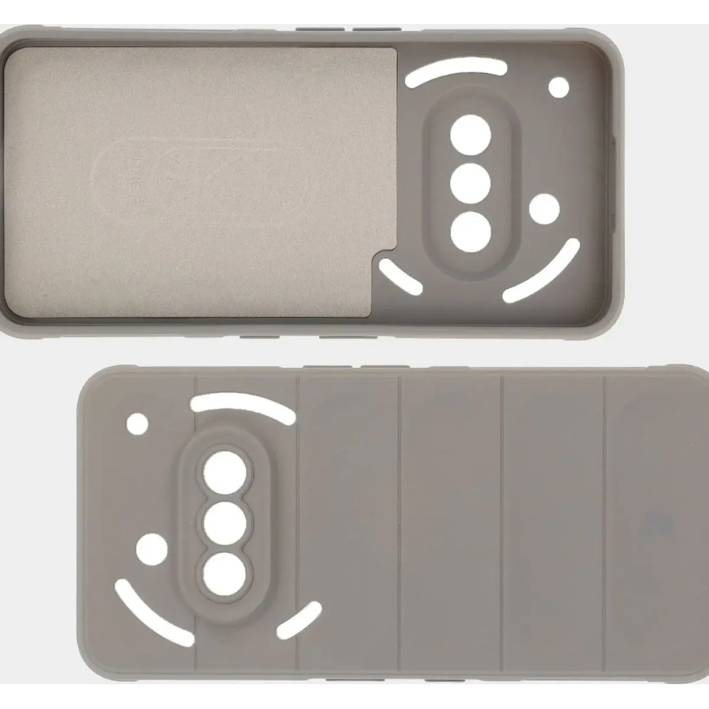 Pancerne etui Bizon Case Tur do Nothing Phone (3a) jasnoszare