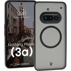 Buy Bizon Case MatteO Magnetic Nothing Phone (3a) smoky-black - BIZ9069 - {ean13} - Home Screen Store Europe