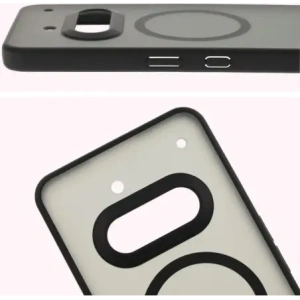 Kup Etui z pierścieniem magnetycznym Bizon Case MatteO do Nothing Phone (3a) przydymione-czarne - BIZ9069 - {ean13} - Sklep Home Screen