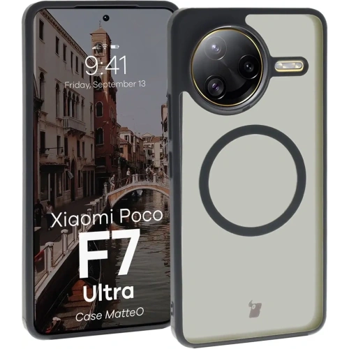Kup Bizon Case MatteO Magnetic Xiaomi Poco F7 Ultra füstös fekete - BIZ9070 - {ean13} - Sklep Home Screen