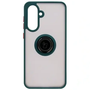 Buy Bizon Case Hybrid Ring Samsung Galaxy A36 5G smoky with a dark green frame - BIZ9071 - {ean13} - Home Screen Store Europe