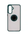 Buy Bizon Case Hybrid Ring Samsung Galaxy A36 5G smoky with a dark green frame - BIZ9071 - {ean13} - Home Screen Store Europe
