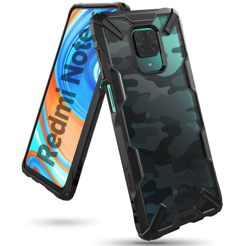 Kup Ringke Tasche Fusion-X Redmi Note 9S/9 Pro/9 Pro Max Camo (Moro) Schwarz - RGK1191MOB - {ean13} - Sklep Home Screen