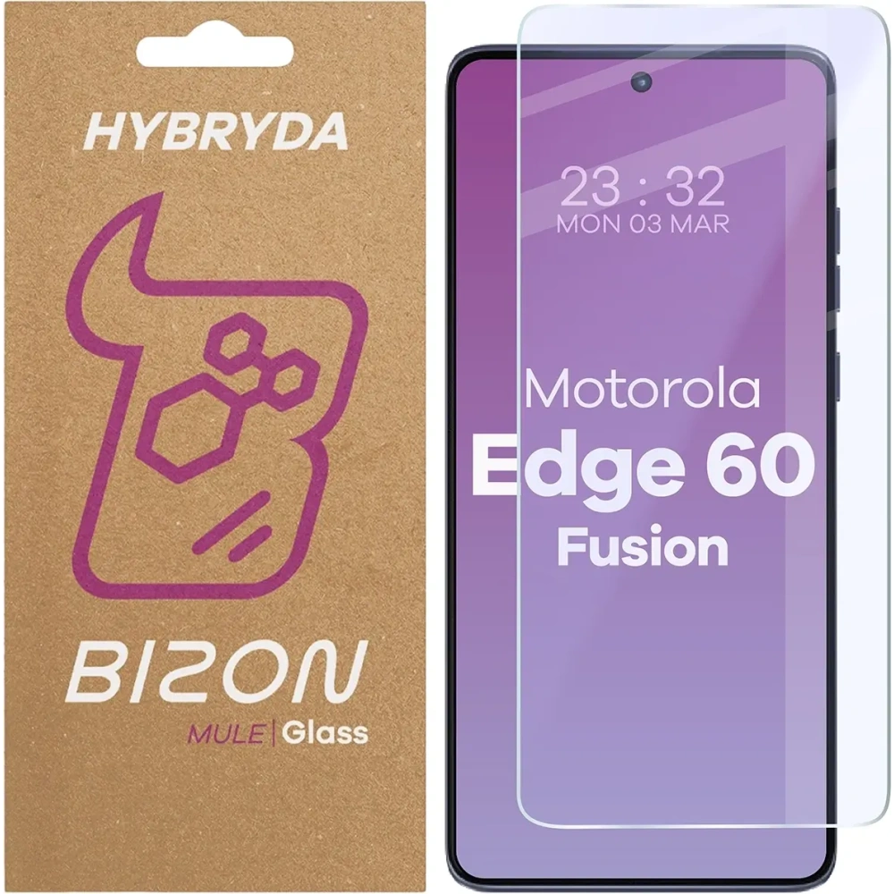 Elastyczne szkło hybrydowe Bizon Glass Mule do Motorola Edge 60 Fusion / Edge 60