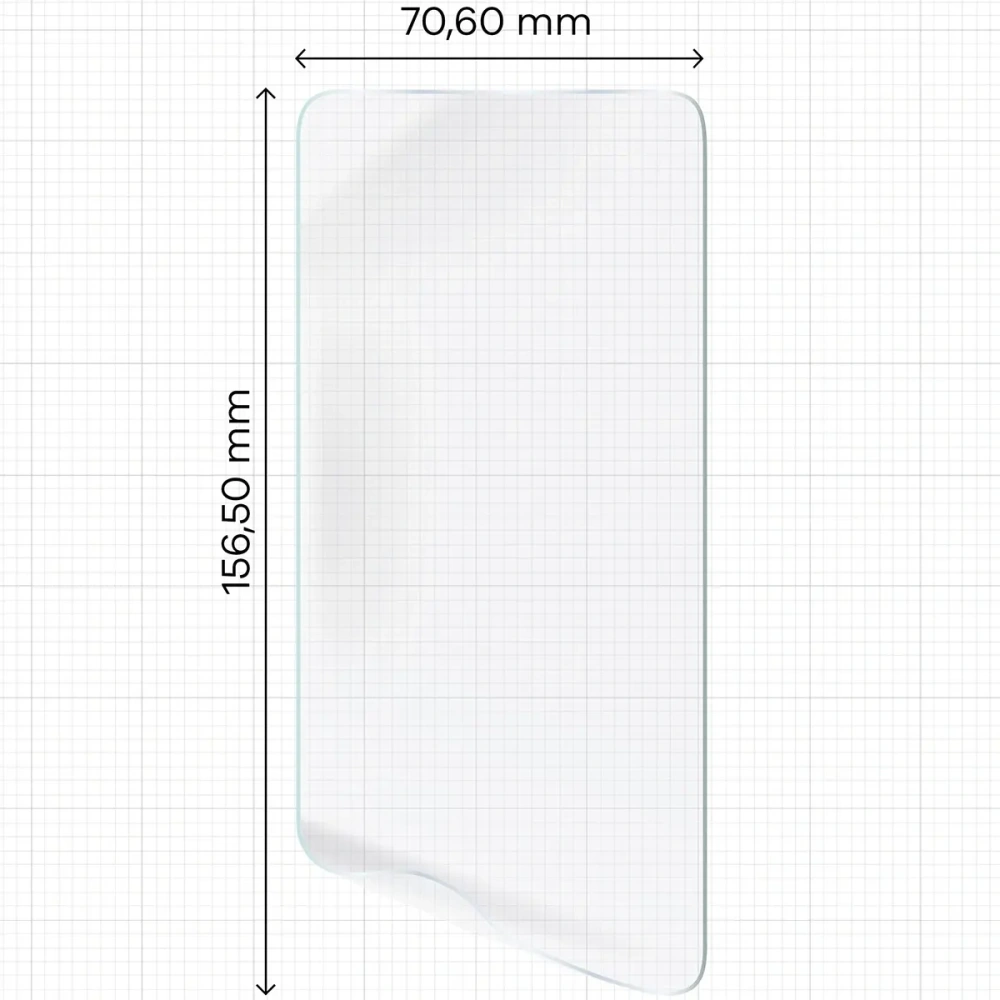 Folia hydrożelowa na ekran Bizon Glass Hydrogel Front do Motorola Edge 60 Fusion / Edge 60 [2 PACK]