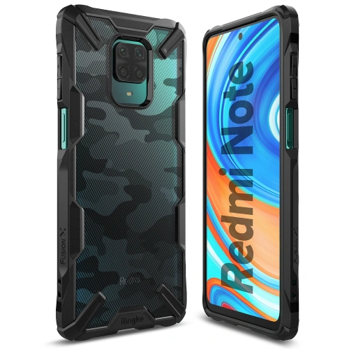 Buy Ringke Fusion-X Redmi Note 9S/9 Pro/9 Pro Max Camo Black - RGK1191MOB - {ean13} - Home Screen Store Europe