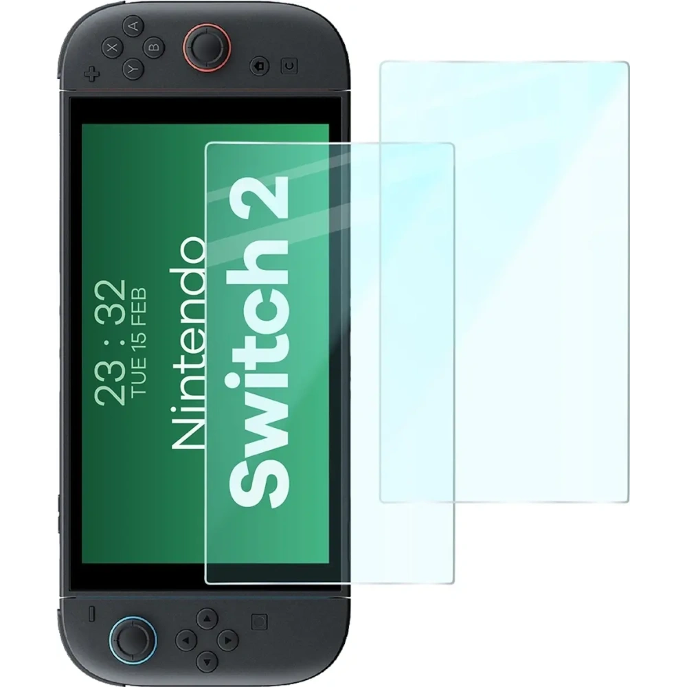 Szkło hartowane Bizon Glass Tab Clear do Nintendo Switch 2 [2 PACK]