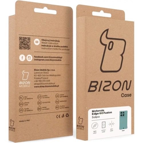 Kup Bizon Case Salpa Motorola Edge 60 Fusion / Edge 60 klar - BIZ9077 - {ean13} - Sklep Home Screen