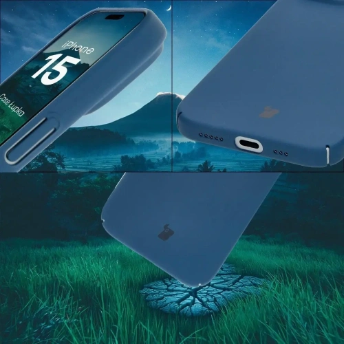 Kup Bizon Case Lupka Apple iPhone 15 kék - BIZ9078 - {ean13} - Sklep Home Screen