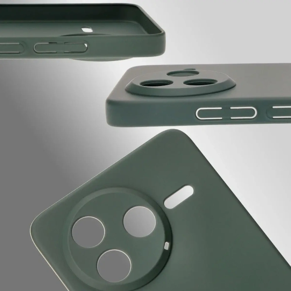 Etui Bizon Case Łupka do Xiaomi Poco F7 Pro zielone