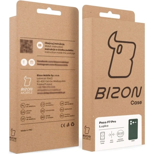 Kup Etui Bizon Case Łupka do Xiaomi Poco F7 Pro zielone - BIZ9080 - {ean13} - Sklep Home Screen