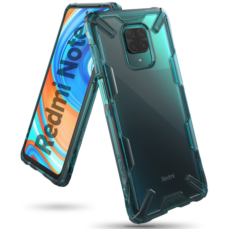 Buy Ringke Fusion-X Redmi Note 9S/9 Pro/9 Pro Max Turquoise Green - 8809716075041 - RGK1190GRN - Homescreen.pl