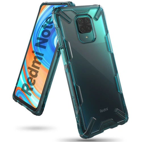Kup Ringke Tasche Fusion-X Redmi Note 9S/9 Pro/9 Pro Max Türkis Grün - RGK1190GRN - {ean13} - Sklep Home Screen