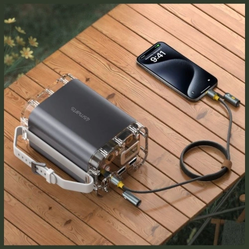 Kup 4smarts Explorer 3v1 USB-C / USB-C zapalovač, svítilna 240W 1,5m černá - 4SMR72 - {ean13} - Sklep Home Screen