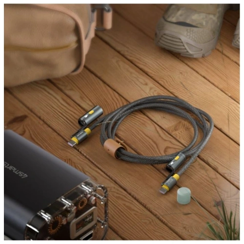 Kup 4smarts Explorer 3v1 USB-C / USB-C zapalovač, svítilna 240W 1,5m černá - 4SMR72 - {ean13} - Sklep Home Screen