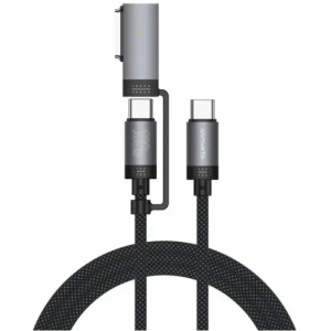 Kup 4smarts Explorer ComboCord USB-C / USB-C, MagSafe 100W 2m schwarz - 4SMR74 - {ean13} - Sklep Home Screen