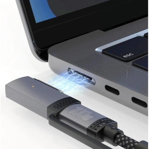 Kup 4smarts Explorer ComboCord USB-C / USB-C, MagSafe 100W 2m černý - 4SMR74 - {ean13} - Sklep Home Screen
